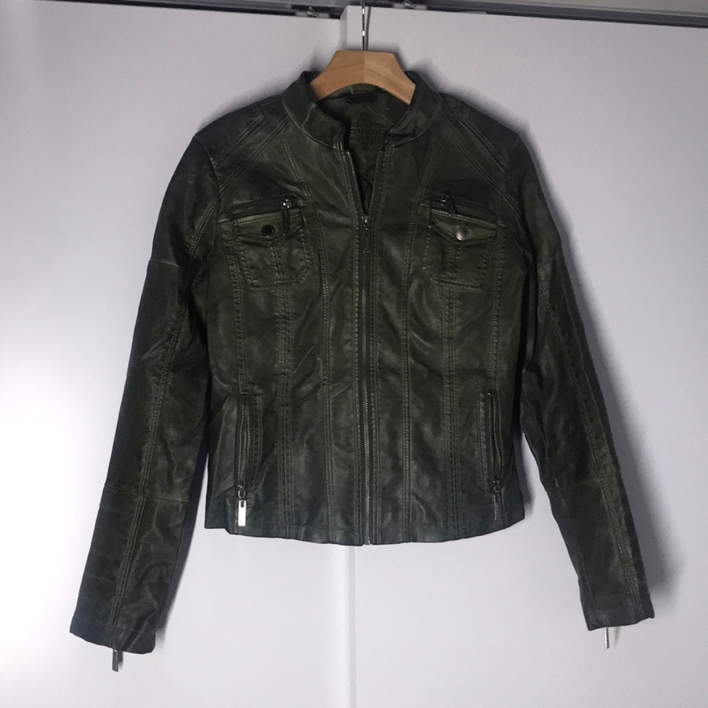 Green Leather Jacket